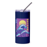 Colorful Ocean Wave Design Insulated Metal Tumbler product